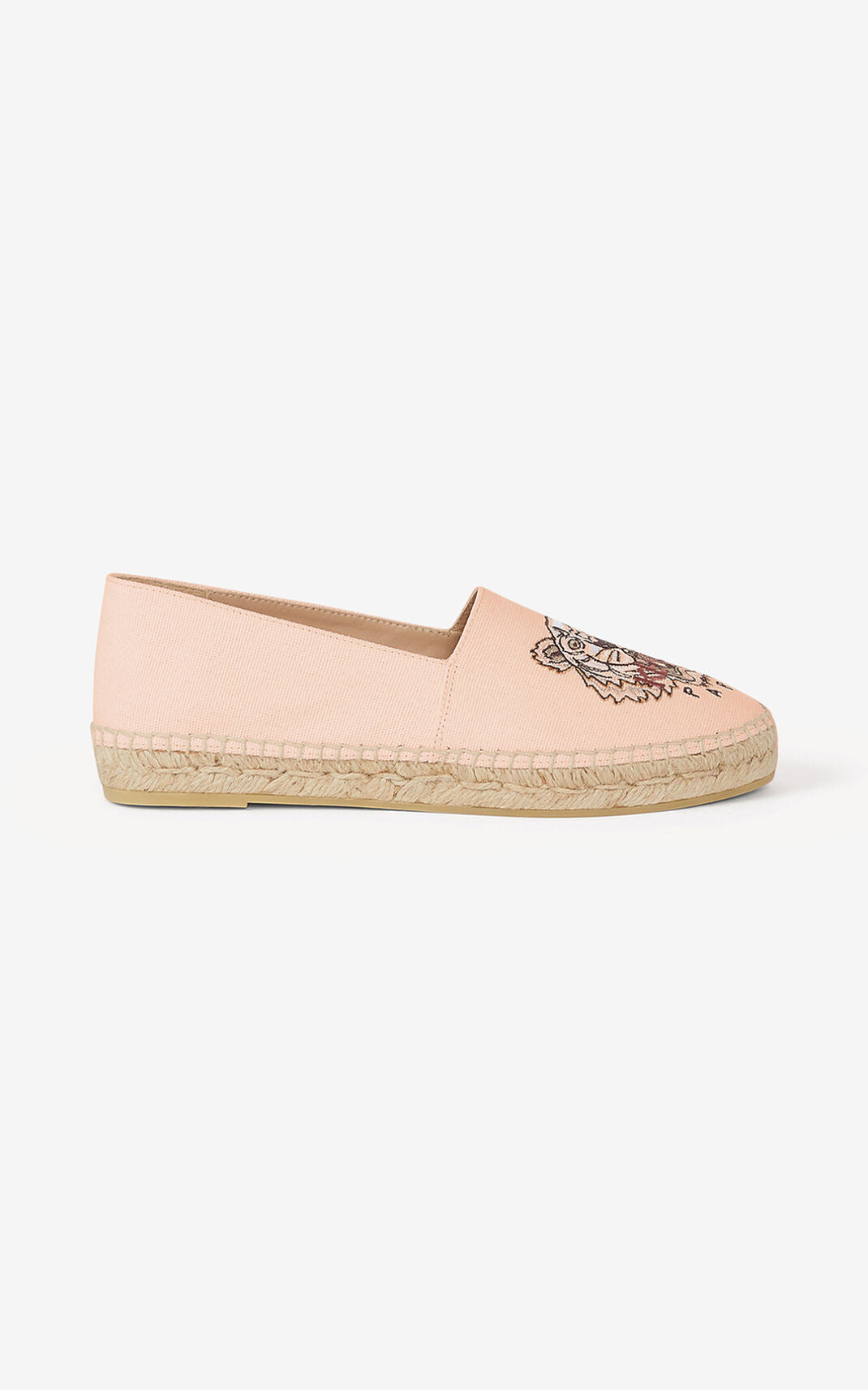 Kenzo Tiger Kanvas Espadril Bayan Bej Rengi | 7623-VOXAZ